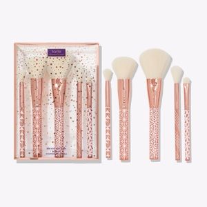 NWT Tarte Merry Metals limited edition 5-Piece Brush Set